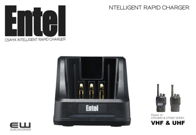 Entel CSAHX Lader med 1(2) ladeposisjon for HX-4xx