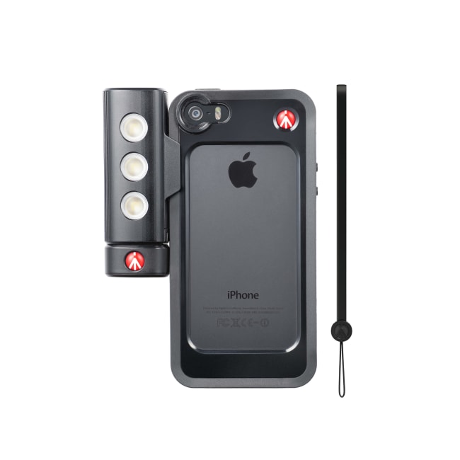 Manfrotto MKLKLYP5S Holder+LED-Belysning Svart
