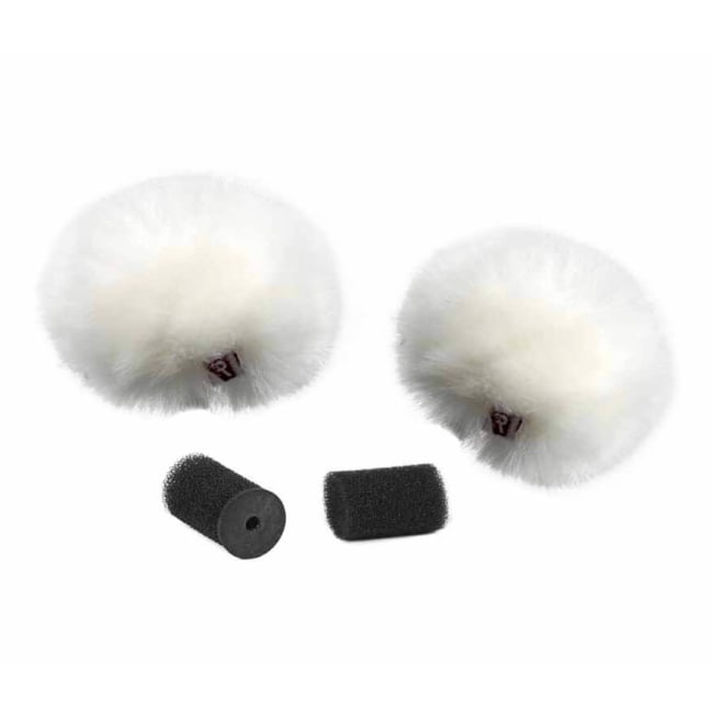 Rycote RYC065554 Vindpels liten for myggmik.hvit 2-pkn Ristretto