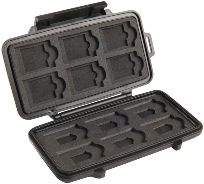 Peli Case 1P0915 Hardcase for SD-kort Sort
