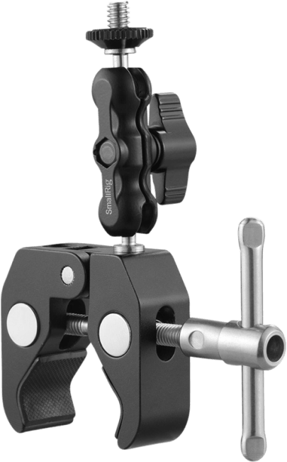 Smallrig 2161 Clamp With Double Ballhead Arm