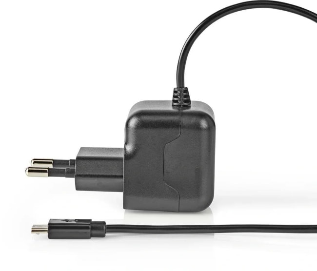 WCHAM212ABK Strømforsyning 5V / 2,1A plug-in type micro-USB