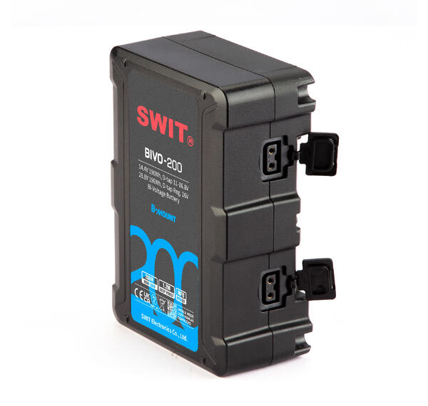 SWIT BIVO-200 Batteri Li-Ion 28.8V/14.4V 196Wh B- Mount 2xD-Tap