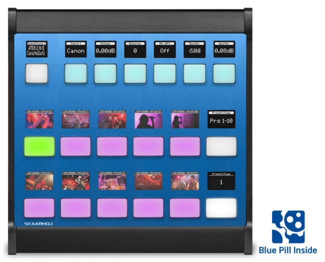 Skaarhoj FR-SHOT-PRO-V1B Frame Shot Pro Blue Pill Inside