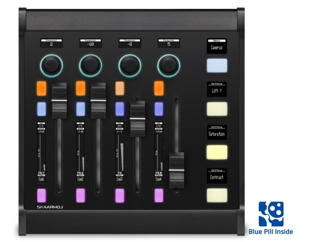 Skaarhoj W-BOARD-MINI-V1B-BK Wave Board Mini Black BluePill Inside