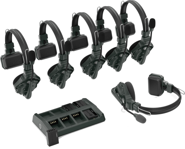 Hollyland SOLIDCOM C1-6S Trådløs Full Duplex Intercom System m/6 Headsets