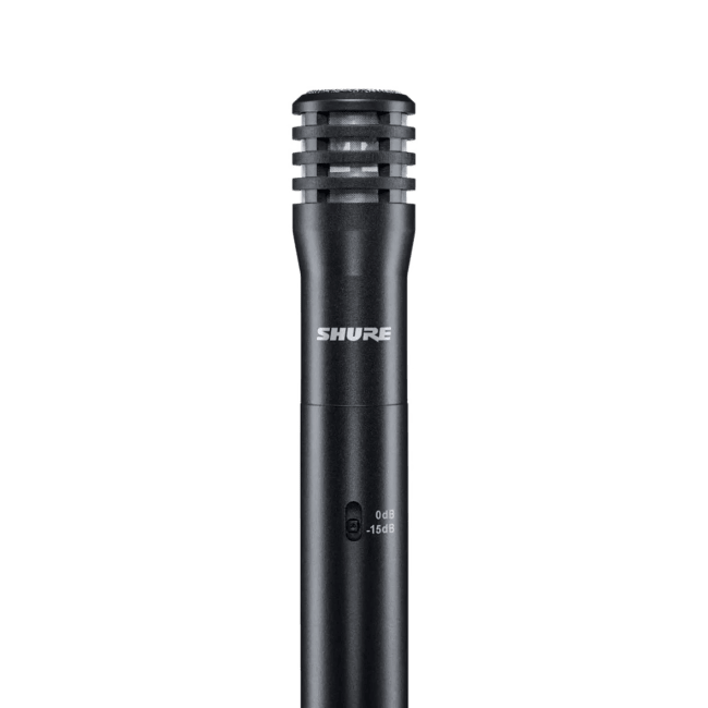 Shure SM137-LC Instrumentmikrofon av kondensatortype med Kardiodekarakteristikk