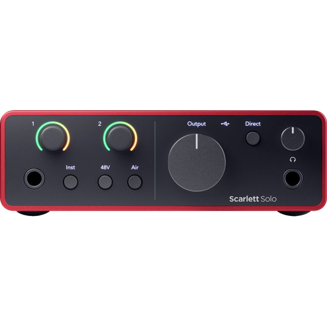 Focusrite Scarlett Solo Gen4 USB Lydkort