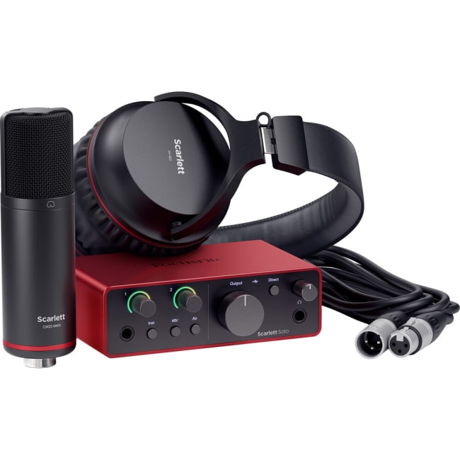 Focusrite Scarlett Solo Gen4 Studio Bundle