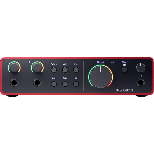 Focusrite Scarlett 2i2 Gen4 USB Lydkort