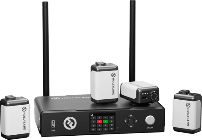 Hollyland TALLY-4LTrådløst Tall system 4 Lys 800m rekkevidde 16 kanaler