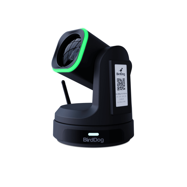 BirdDog X1 Ultra 4K PTZ Kamera med 12x zoom Sort