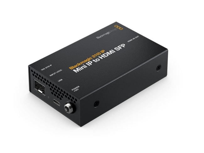 Blackmagic 2110 IP Mini IP to HDMI SFP