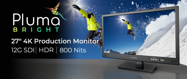 Craltech CM270P4K Pluma 27" 4K UHD Profesjonell Monitor