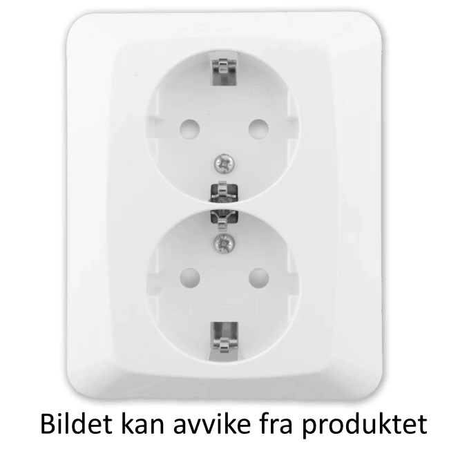 Etman EL1501401 Dobbelt stikk Hvit