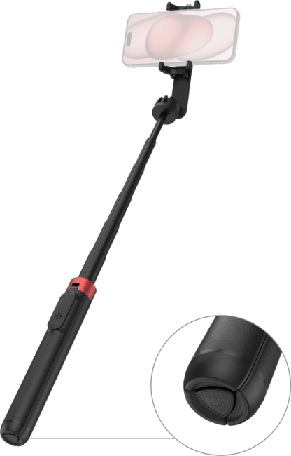 Smallrig 4729 ST-25 Portabel Selfiestang og Stativ Sort