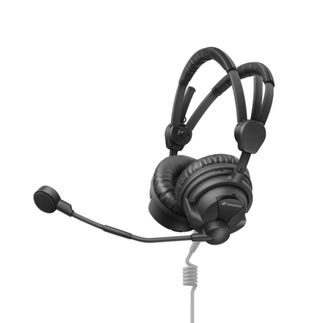 Sennheiser HMD 26 Dobbeltsidig over øret hodetelefon med dynamisk mikrofon