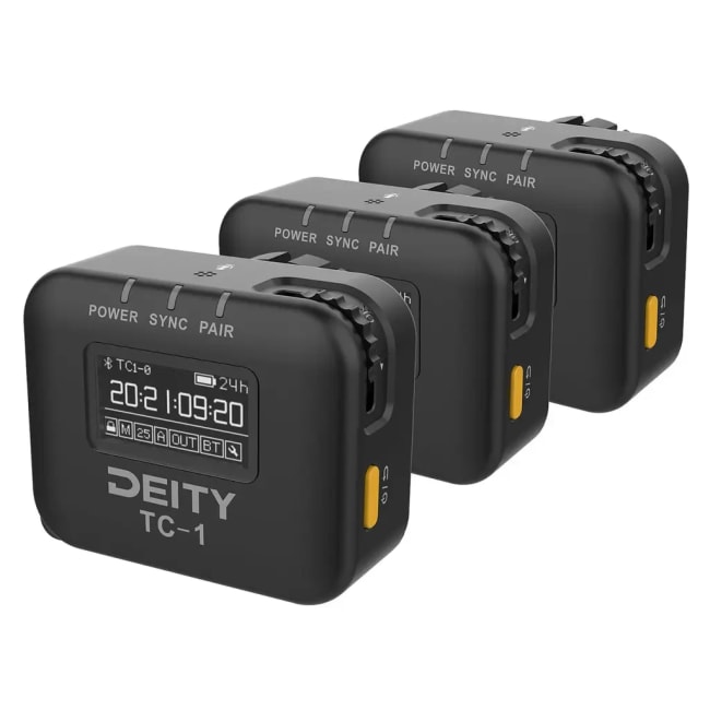 Deity TC-1 Timecode device pakke med 3