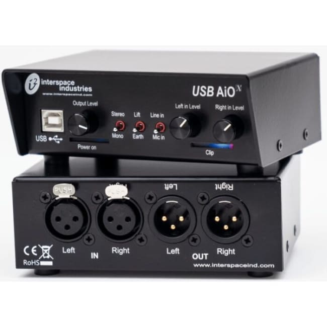 Interspace MicroCue AIOX Lydkort/boks 2x2 USB, balansert