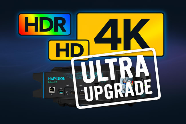 Haivision SWO-FX2-ULTRA-UPG Oppgradering av Falkon X2 GO til ULTRA