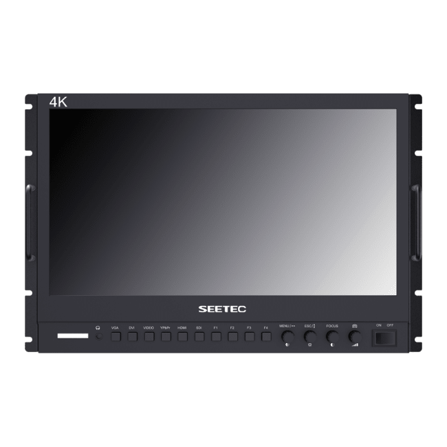 Seetec P133-9HSD-RM Monitor 13,3" Full HD oppløsning med 4k HDMI inn/utganger Rackmonterbar