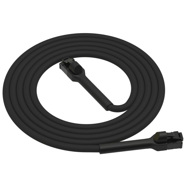 LinkIT Flexi-boot U/UTP Cat6a svart 1m