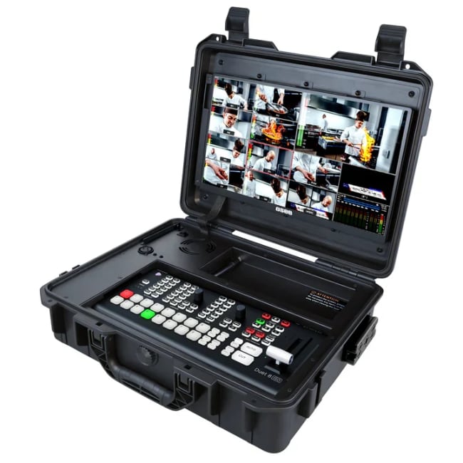 Osee Videomikser GoStream Duet 8 ISO kit med skjerm og case