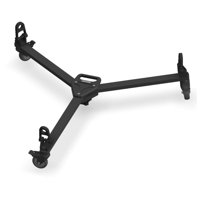Cartoni D843 Lightweight Dolly for Red Lock og SDS Stativben 75mm Enkle Hjul