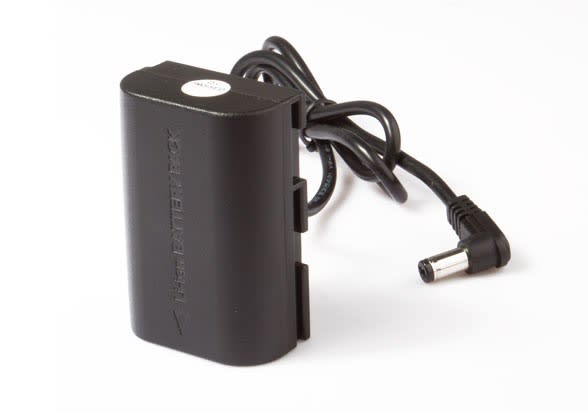 SWIT S-7500E DC kabel 5,5/2,1mm til Canon LP-E6 dummybatteri