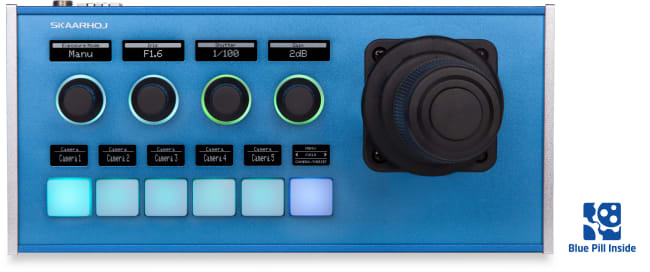 Skaarhoj PTZ Fly med Hall Effect Joystick & BluePill Kompakt Kamerakontroller