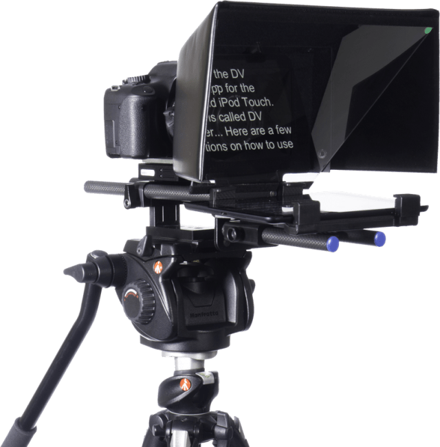 Datavideo TP-500 DSLR Prompter med 15mm støttestenger uten fjernkontroll