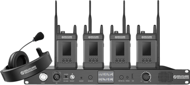 Hollyland Syscom 1000T With 4 Belt Packs