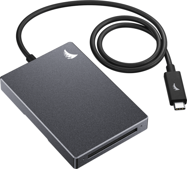 Angelbird CFast 2.0 minnekortleser med Thunderbolt 3 og USB-C/USB