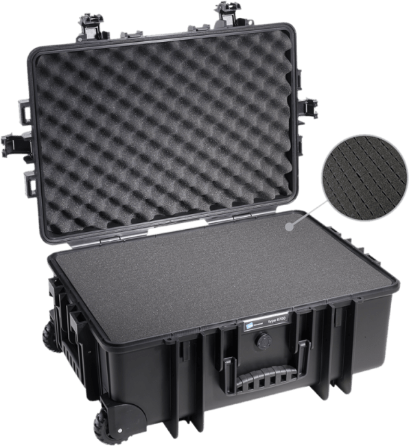 Bw Outdoor Cases Type 6700 Blk Si (Pre-Cut Foam)