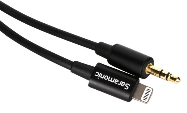 Saramonic 3.5mm hann TRS til Lightning kabel