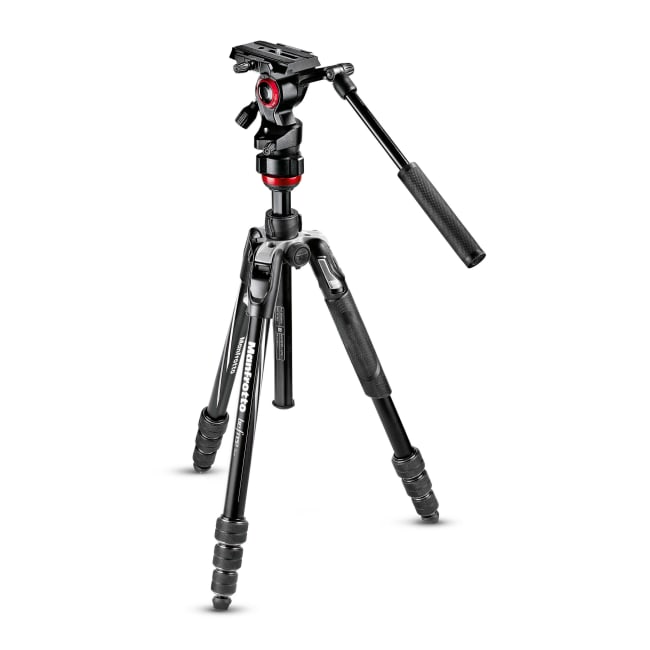 Manfrotto Stativkit Video Befree Advanced Live Twist Alu Svart