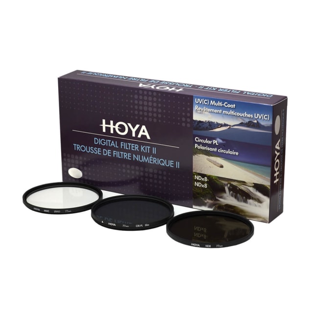 Hoya HOY-49KIT Filter 49mm  kit Clear/Pol/ND8 Hoya