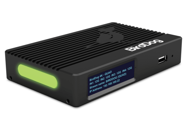 BirdDog BD4KQUAD 4K Quad NDI Encoder/Decoder