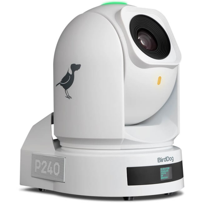 BirdDog BDP240W 1080P Full NDI PTZ Kamera 30x Zoom Hvit