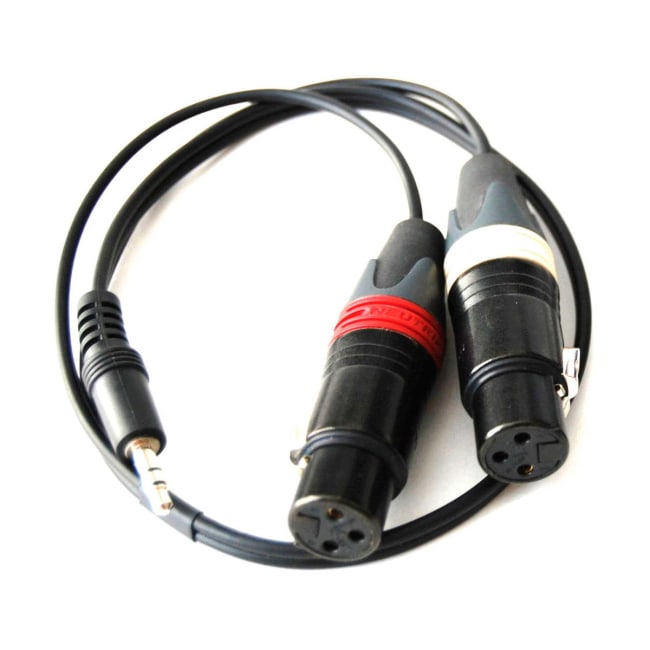 ETS PA912 Audio Balun 2 ch female XLR to 3.5mm Mini Plug