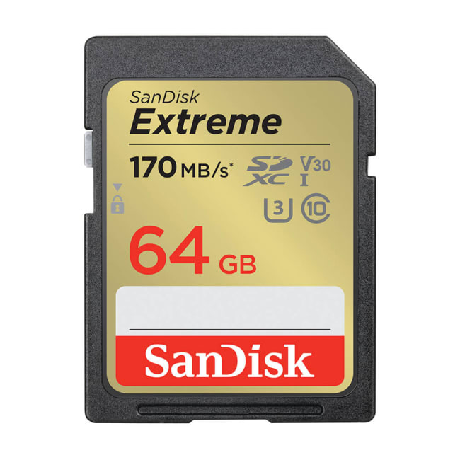 SanDisk SDXC 64GB  UHS-I 170MB/s Minnekort