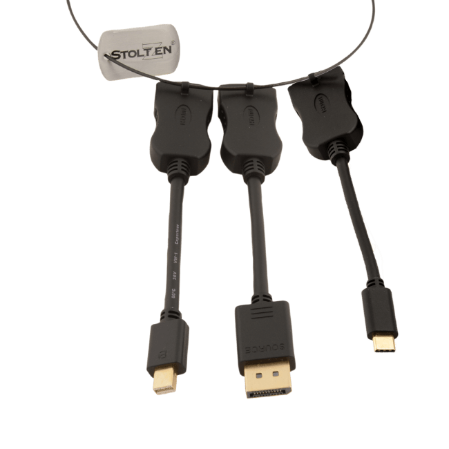 Stolzen Nyx Adapterring Short 3 4k HDMI til 3 andre kontakter