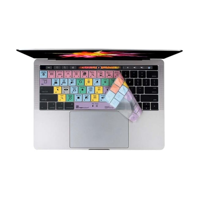 Logickeyboard LS-FCPX10-MBP16 LogicSkin til Final Cut Pro X - etter 2016 MacBook Pro tastaturskin