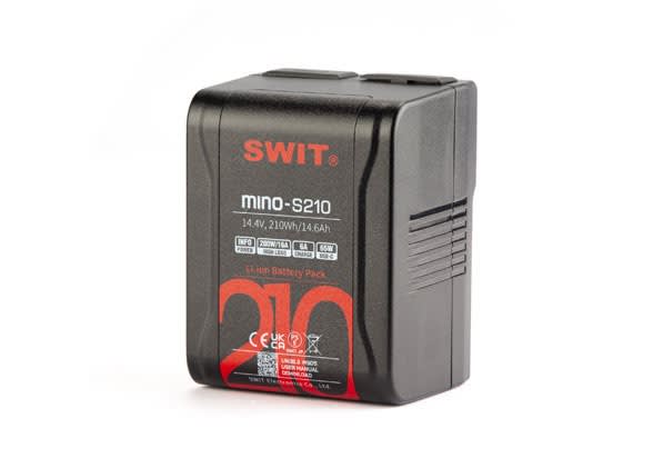 MINO-S210, Batteri, V-Mount Mini, 14,4V/210Wh, D-Tap, USB-A, USB-C, SWIT