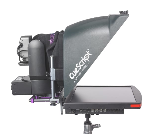 CueScript CSV2P19FR7 19" CSMV2 On-Camera Prompter for Sony FR7 PTZ Kamera
