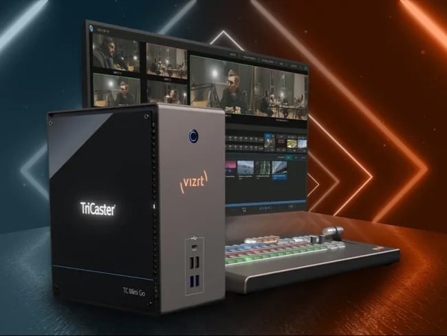 Vizrt TriCaster Mini Go Bundle med kontrollpanel