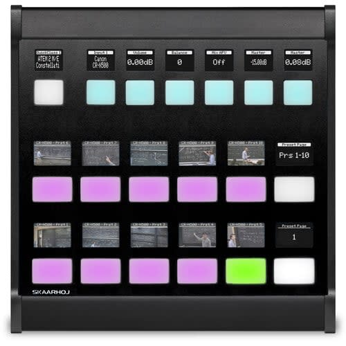 Skaarhoj FR-SHOT-PRO-V1B-BK Frame Shot Pro Black Blue Pill Inside