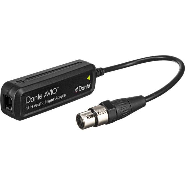 Audinate Dante AVIO XLR Input Adapter 1x0