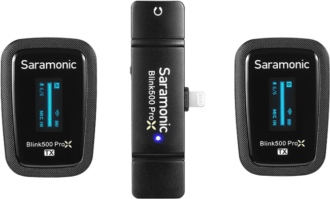Saramonic Blink 500 ProX B4 2,4GHz Trådløs mikrofonsystem Lightning