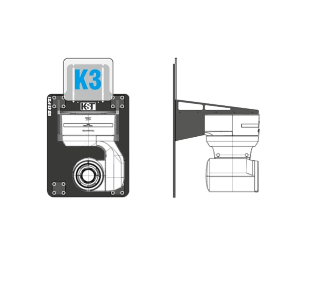 KST-ST-PTZ1, PTZ.move System Holder 1x PTZ